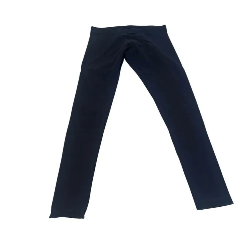 Moda international size small navy blue cotton spandex leggings EUC